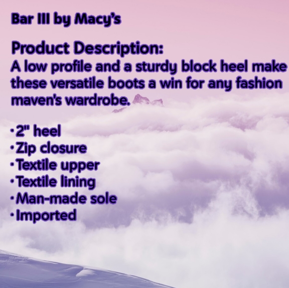 Bar III Leopard Gatlin Ankle Boot NIB NWT - Picture 4 of 6